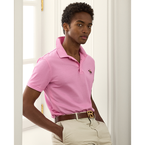 Custom Slim Fit Pique Polo Shirt