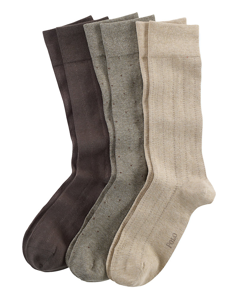 Assorted Patterned Sock 3-Pack Polo Ralph Lauren 1