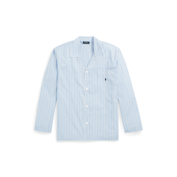 Stripe Broadcloth Pajama Shirt