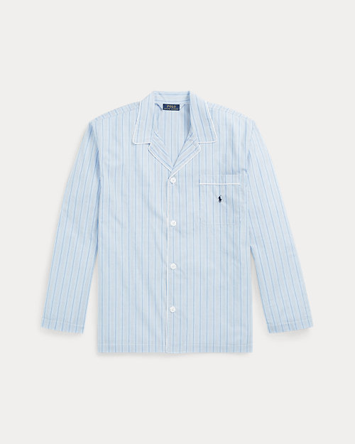 Stripe Broadcloth Pajama Shirt