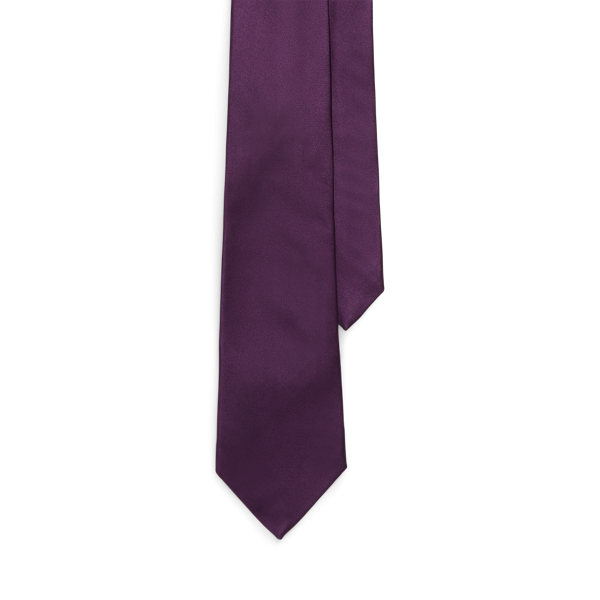 Silk Satin Tie Purple Label 1