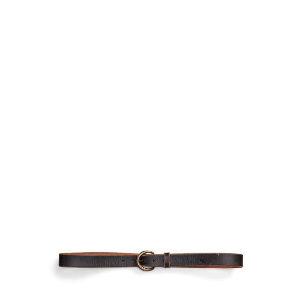 RRL Terrance Tumbled Leather Belt 2