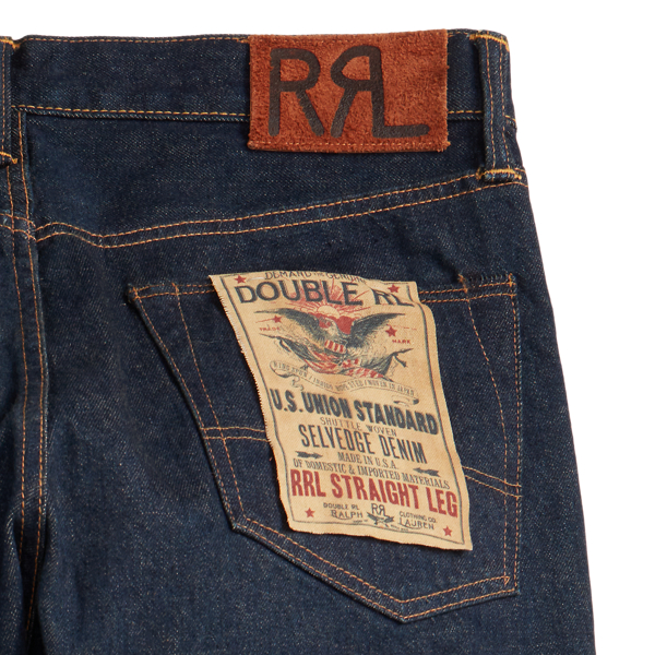 Straight Fit Once-Washed Selvedge Jean for Men | Ralph Lauren® CL