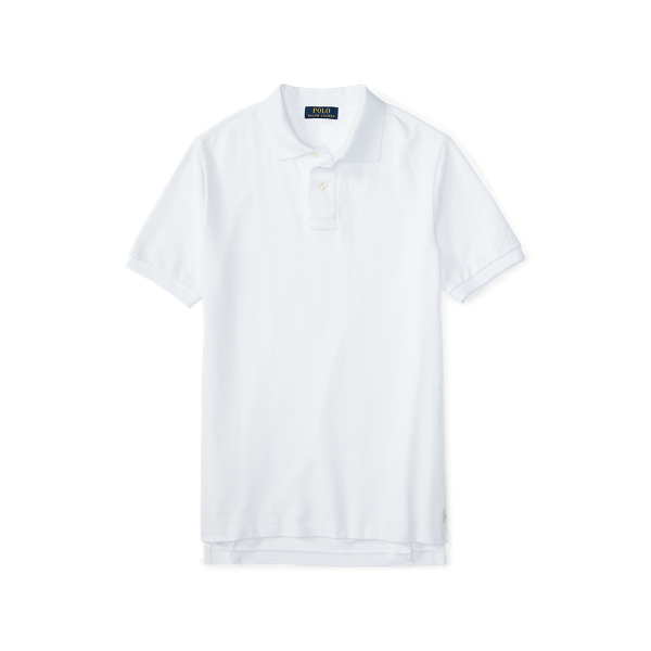 Boys' Cotton Mesh Polo Shirt