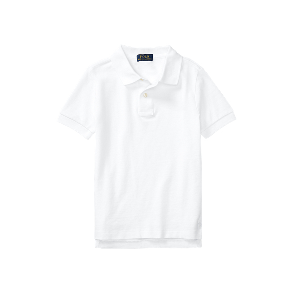 Cotton Mesh Uniform Polo Shirt