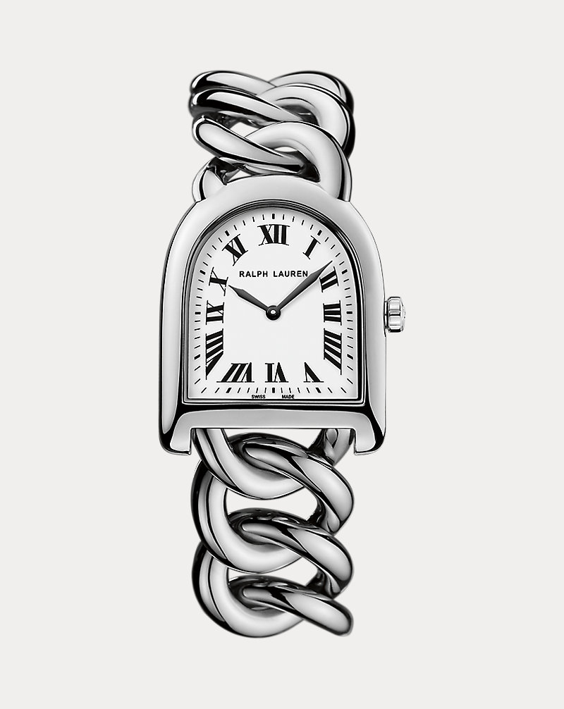 Reloj con pequeños eslabones de acero The Stirrup Collection 1
