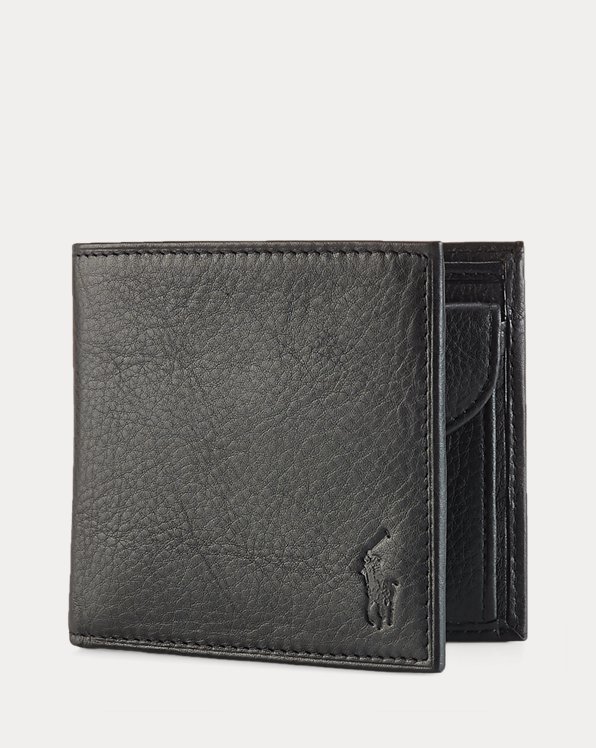 Coin-Pocket Leather Wallet