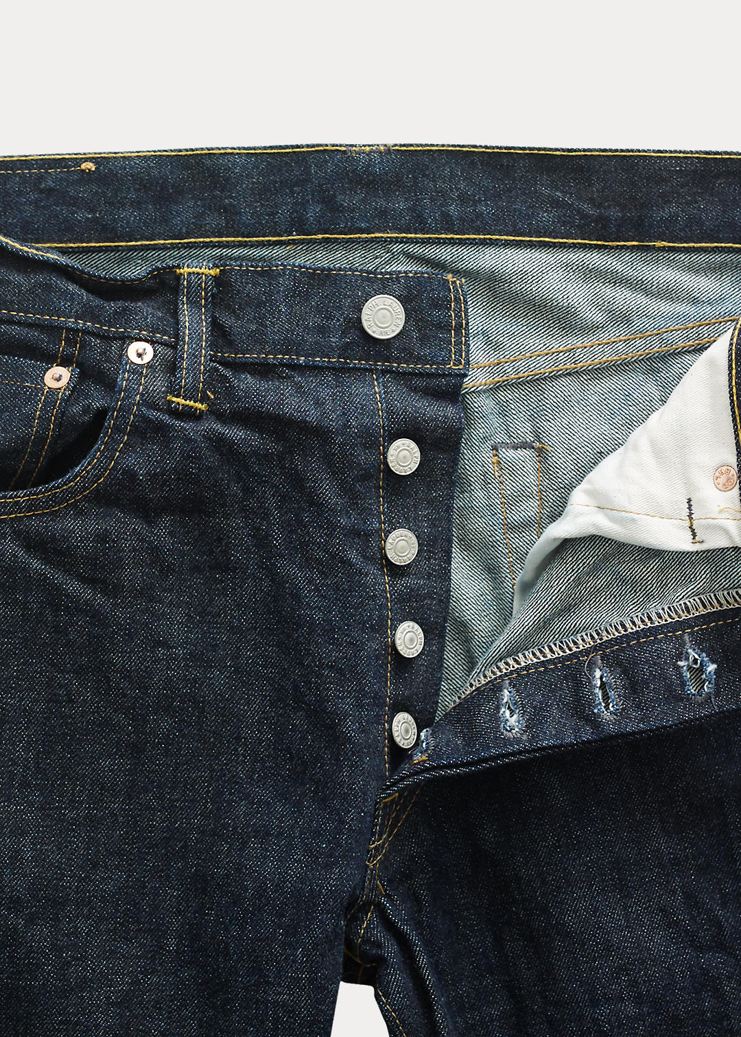 RRL Low Straight Once-Washed Selvedge Jean 4