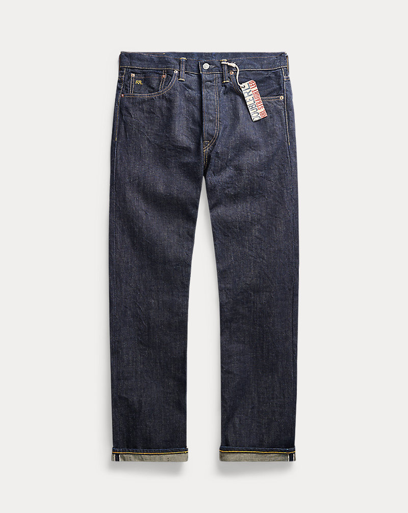 Straight Fit Once-Washed Selvedge Jean RRL 1
