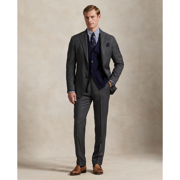 Polo Tailored Wool Sharkskin Suit Polo Ralph Lauren 1