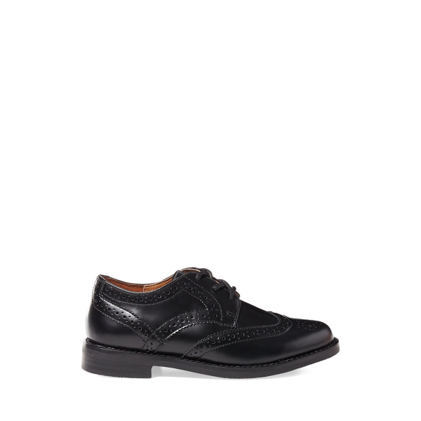 Leren Oxford schoenen met wingtip