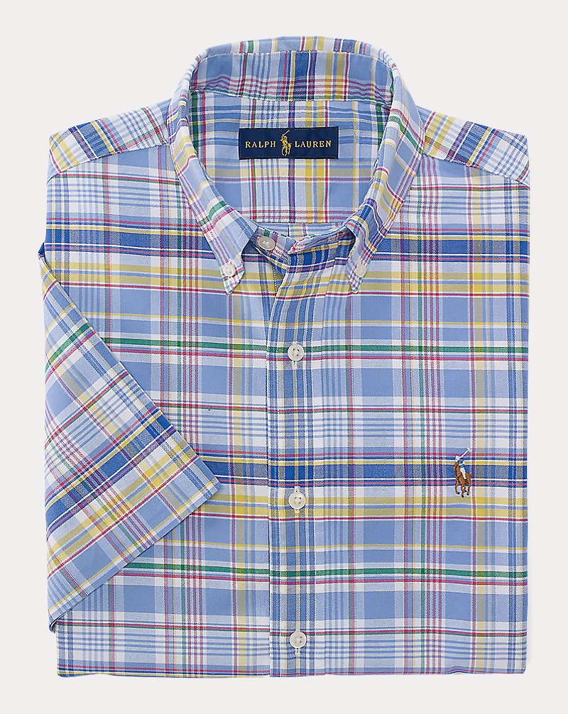 Classic Fit Plaid Cotton Shirt Polo Ralph Lauren 1