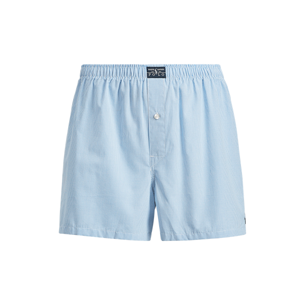 Windowpane Woven Boxer