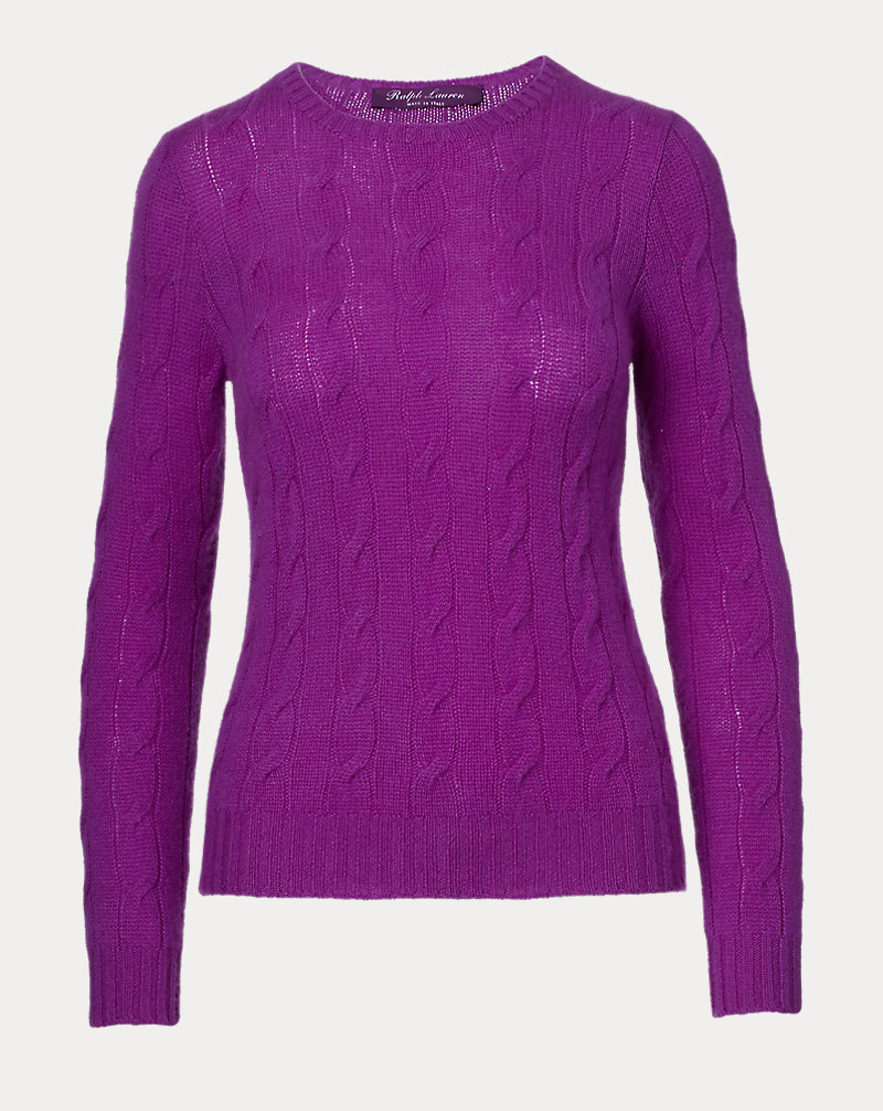 Cable-Knit Cashmere Sweater Ralph Lauren Collection 1