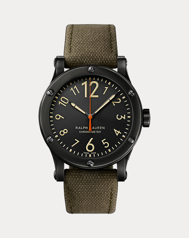 39 MM Chronometer Steel Watch The Safari Collection 1