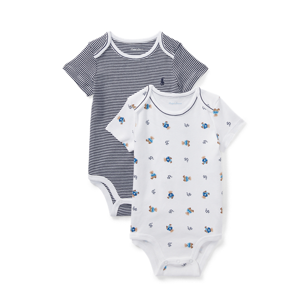 Printed Cotton Bodysuit Set Baby Boy 1