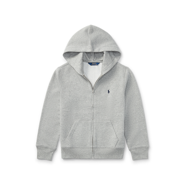 Cotton-Blend-Fleece Hoodie