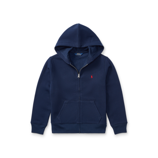 Cotton-Blend-Fleece Hoodie