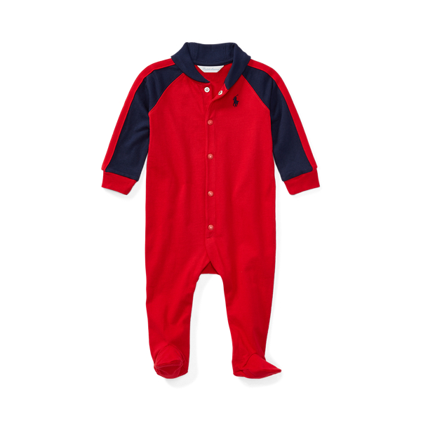 Cotton Jersey Coverall Baby Boy 1