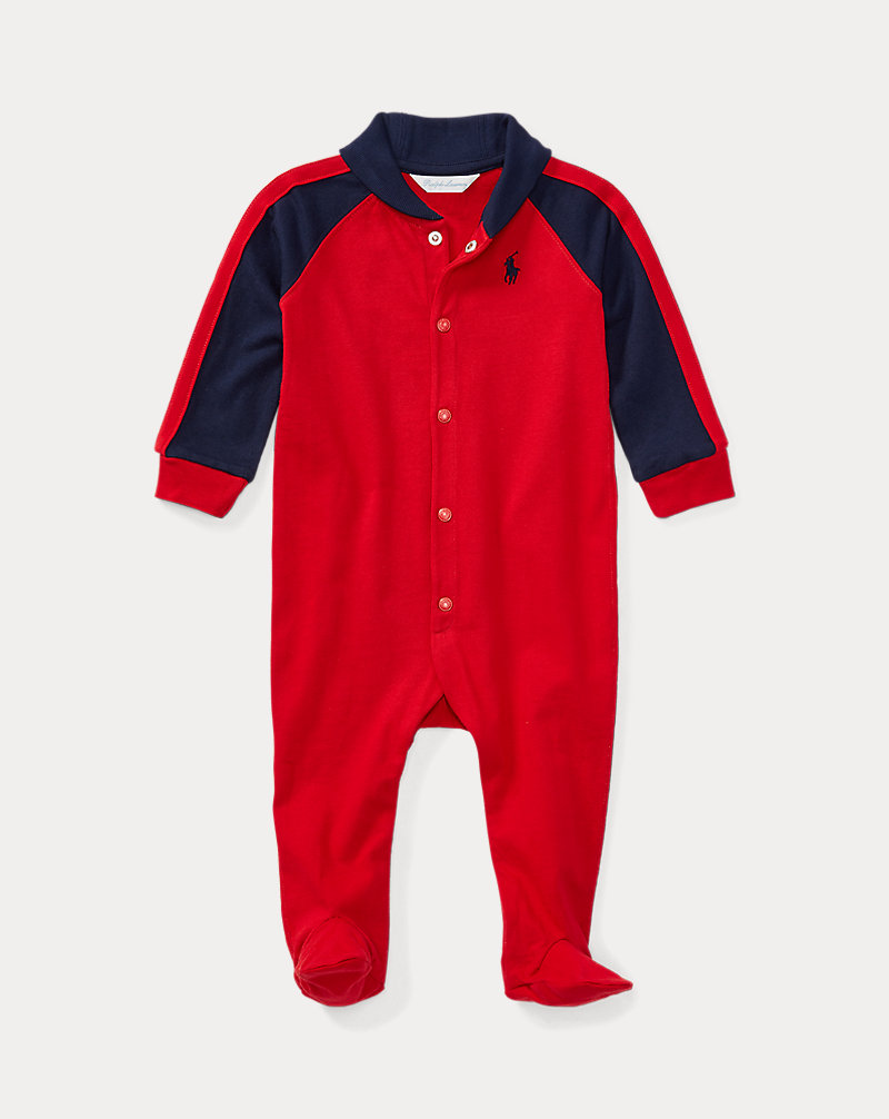 Cotton Jersey Coverall Baby Boy 1