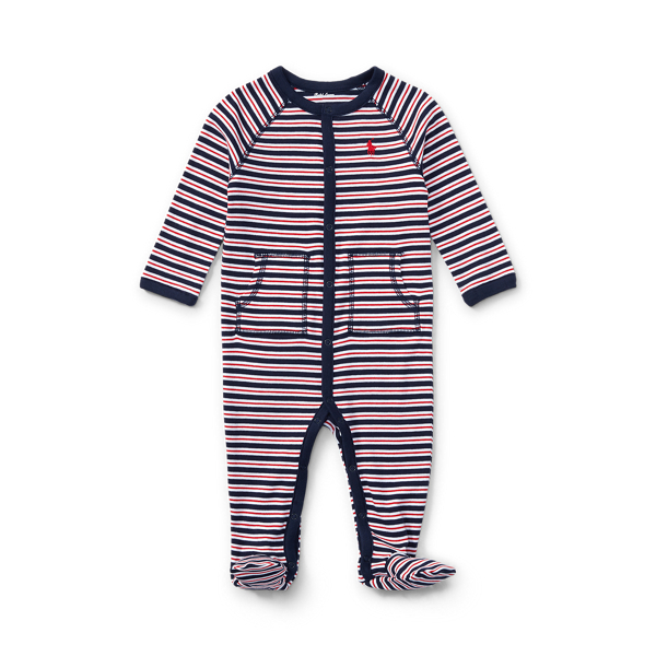 Striped Cotton Coverall