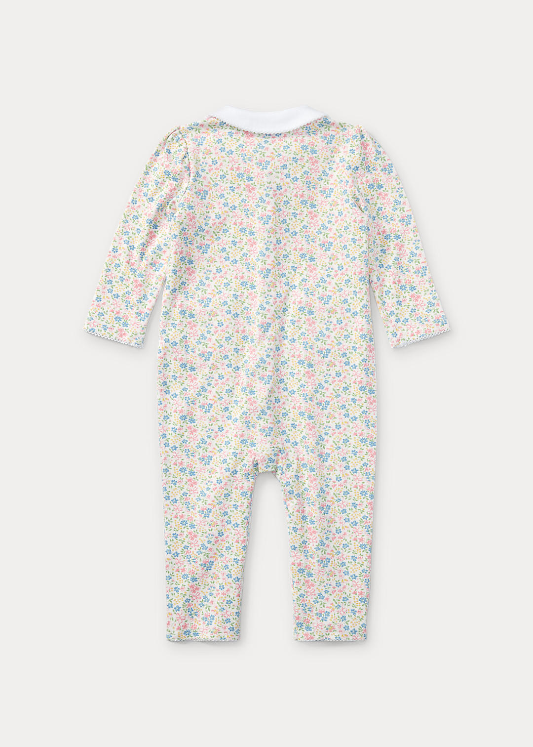 Baby Girl Floral-Print Cotton Coverall 2