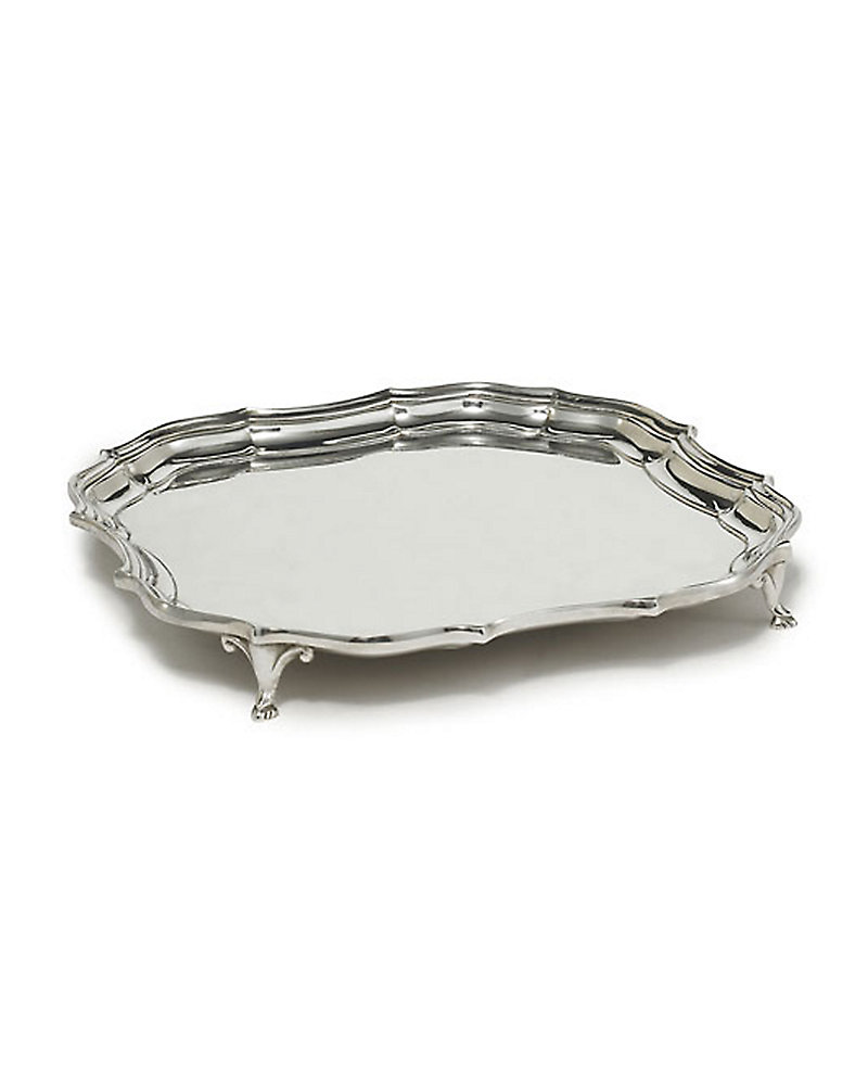 Arabella Silver-Plated Tray Ralph Lauren Home 1
