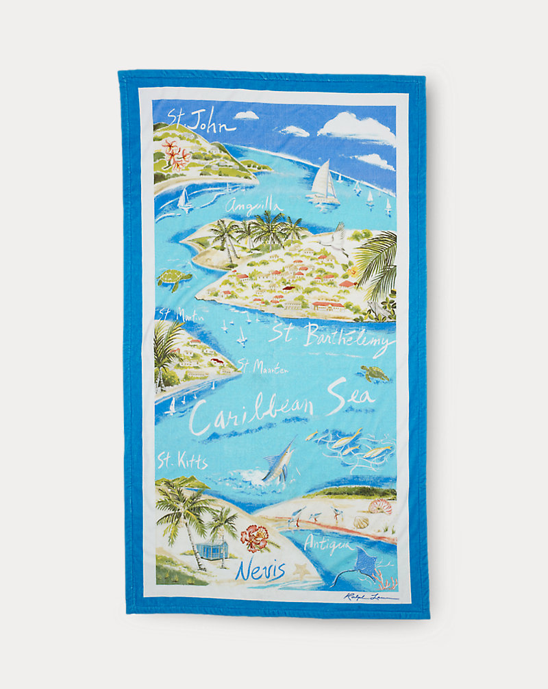 Strandtuch mit Karibikmotiv Ralph Lauren Home 1