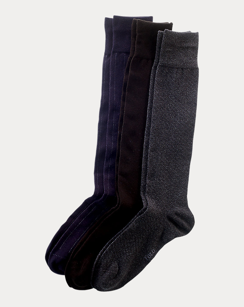 Pattern Over Calf Sock 3-Pack Polo Ralph Lauren 1