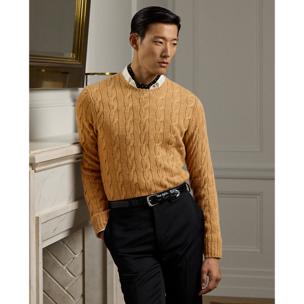 Cable-Knit Cashmere Sweater