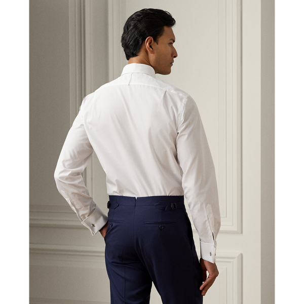 Purple Label Poplin Tuxedo Shirt 5
