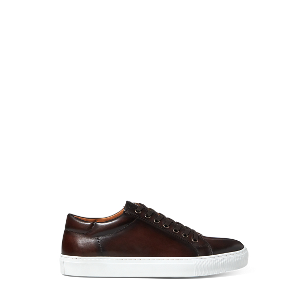 Severn Burnished Calfskin Sneaker