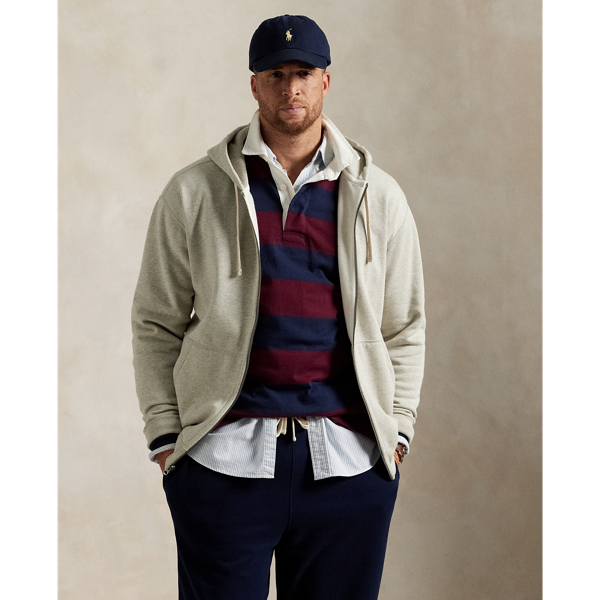 Polo Ralph Lauren Fleece Full-Zip Hoodie Light Grey –