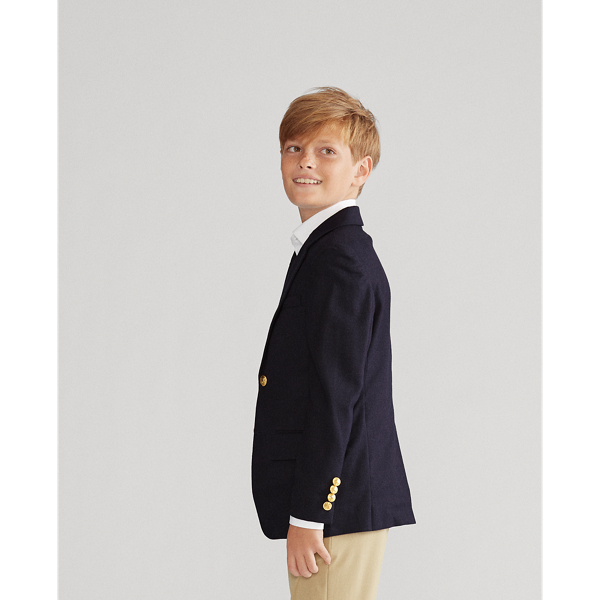 Boys 8-18 Wool Brass-Button Sport Coat 7