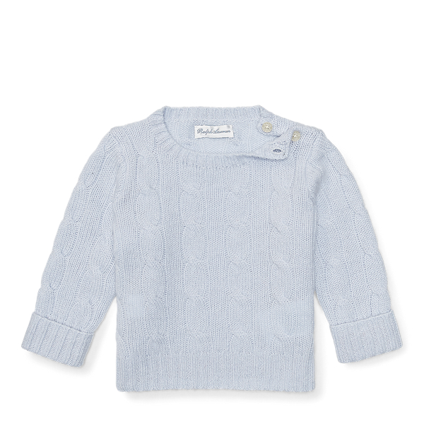 Cable Knit Cashmere Jumper Baby 1
