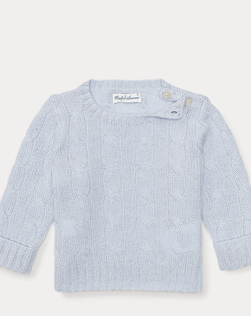 Cable Knit Cashmere Jumper Baby 1