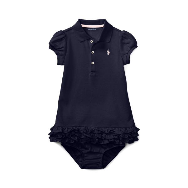 Ruffled Polo Dress & Bloomer Baby Girl 1