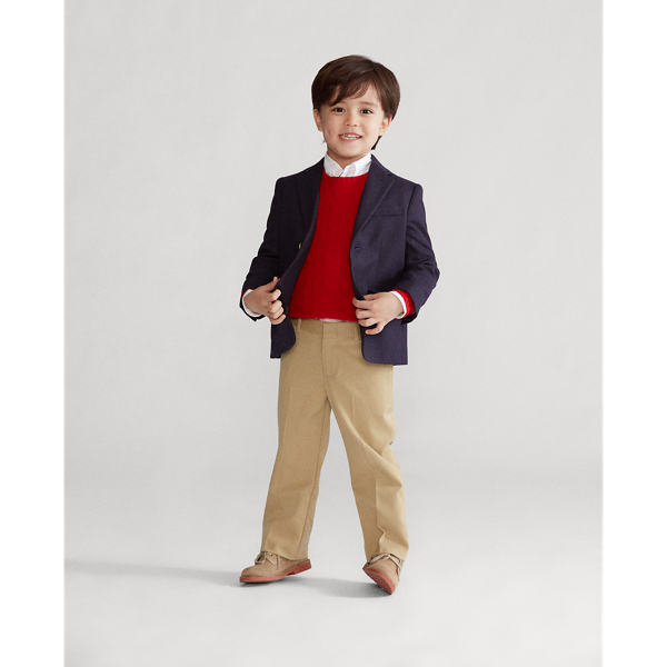 Boys 2-7 Wool Brass-Button Sport Coat 4