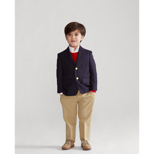 Boys 2-7 Wool Brass-Button Sport Coat 8
