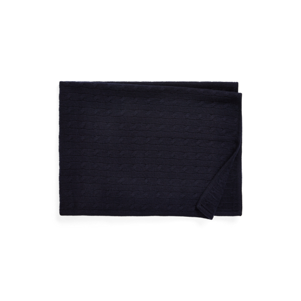 College Navy Cashmere Baby Blanket Baby 1