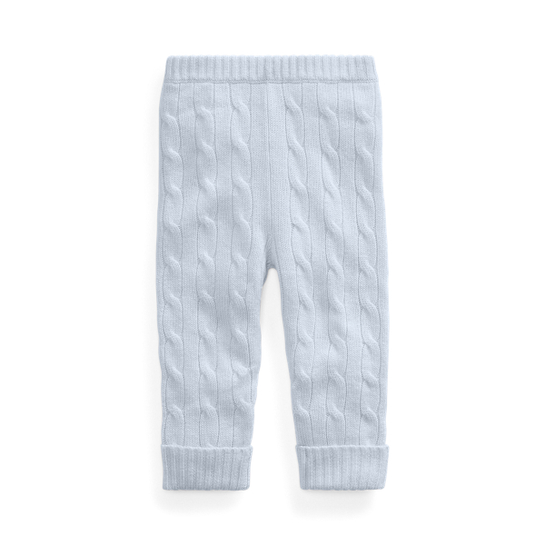 Pantalon en cachemire torsadé