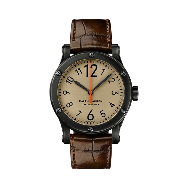 45 MM Chronometer Steel Watch The Safari Collection 1