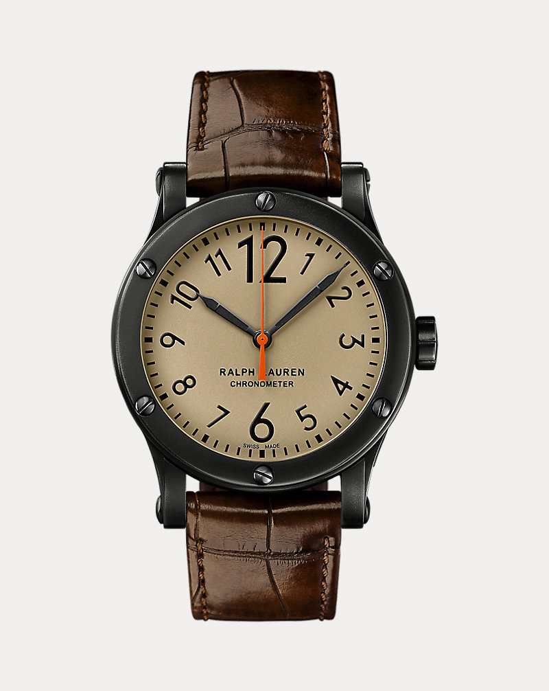 39 MM Chronometer Steel Watch The Safari Collection 1