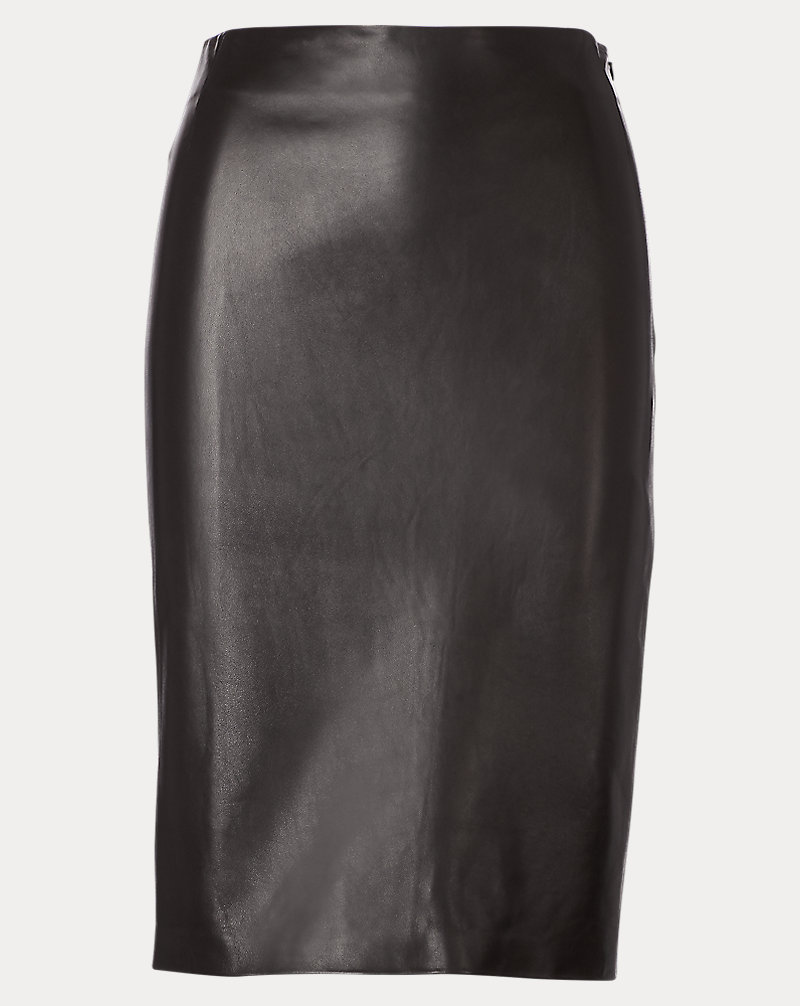 Cynthia Lambskin Pencil Skirt Ralph Lauren Collection 1