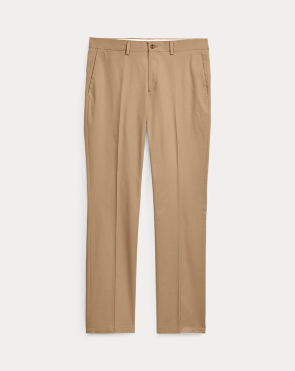 Straight Fit Washed Stretch Chino Trouser