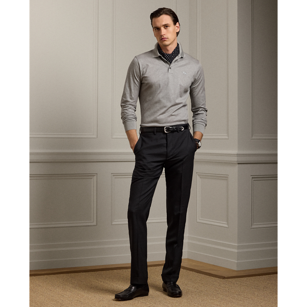 Purple Label Custom Slim Fit Pique Polo Shirt 3