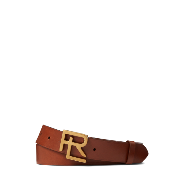 Ceinture RL en cuir vachetta