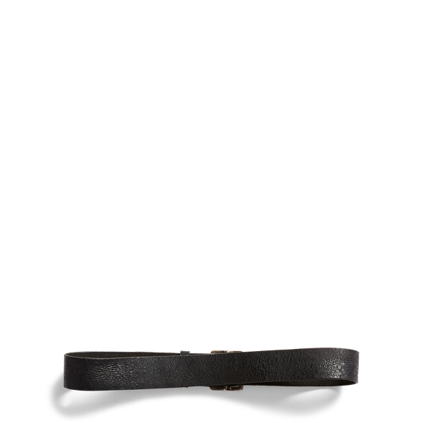 RRL Distressed Leather Belt 4