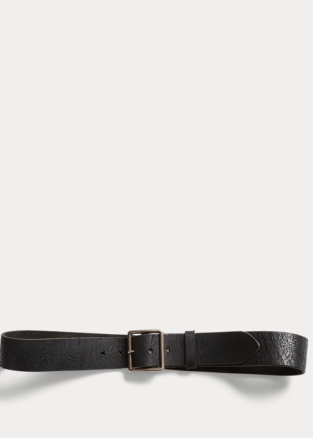 RRL Distressed Leather Belt 2