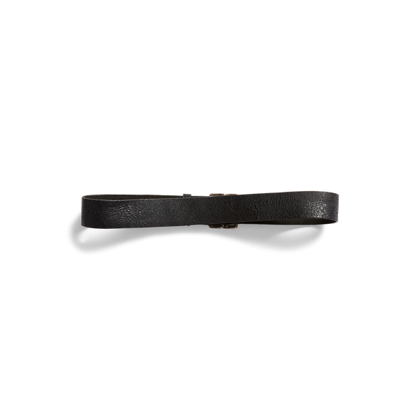 RRL Distressed Leather Belt 3